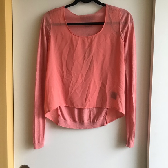 Kardashian Kollection Chiffon & Knit Shirt - Picture 3 of 7